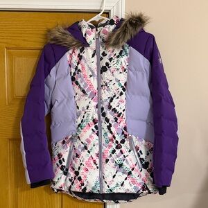 Spyder Ski Jacket - NWT - removable fur around hood